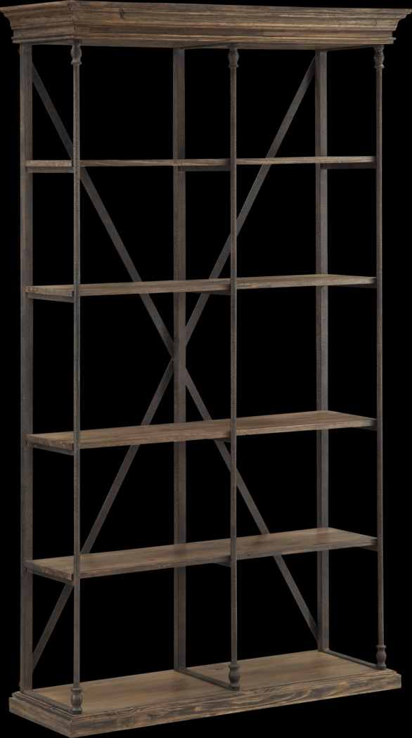 Marlberry Brown Bookcase - Thumbnail - Image 1