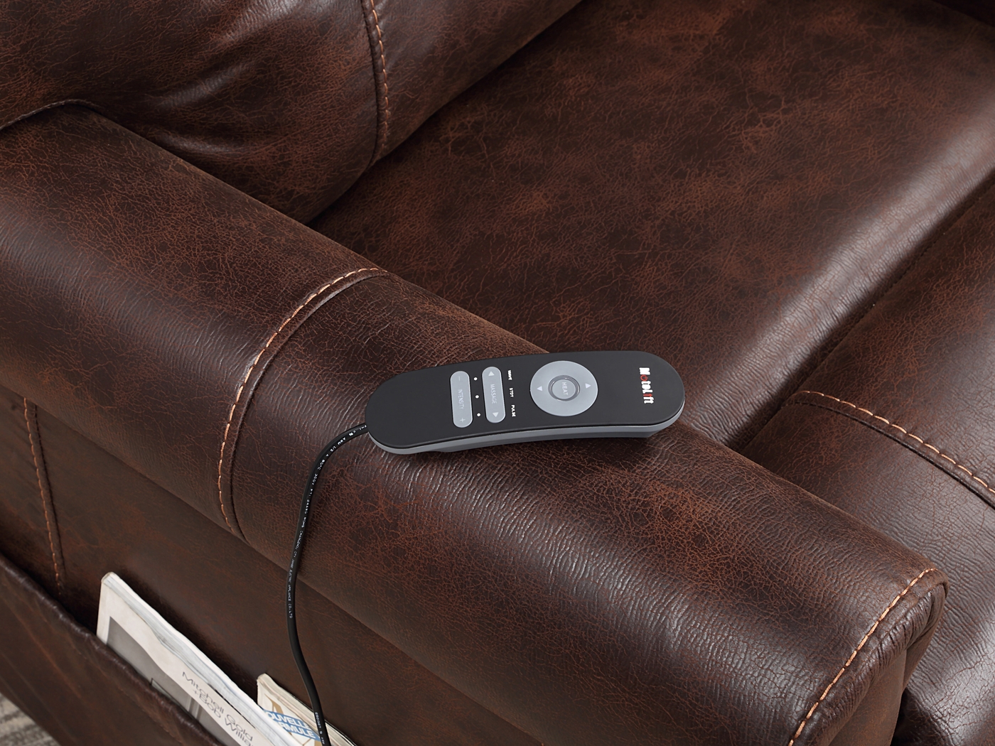 Marlhill Walnut Power Lift Recliner - Thumbnail - Image 2