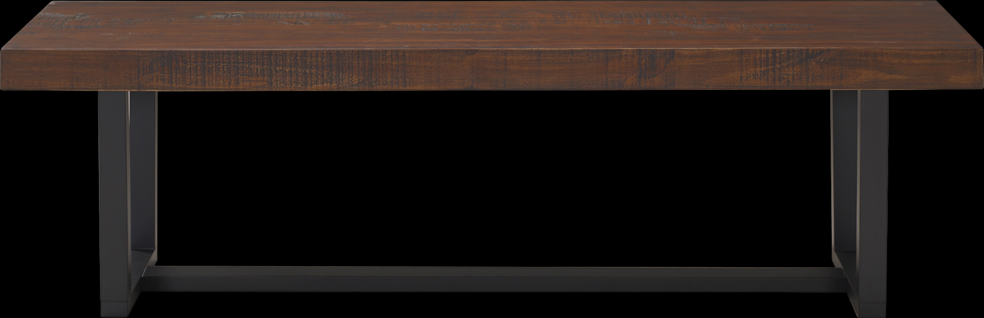 Marlinda Brown Dining Bench - Thumbnail - Image 2