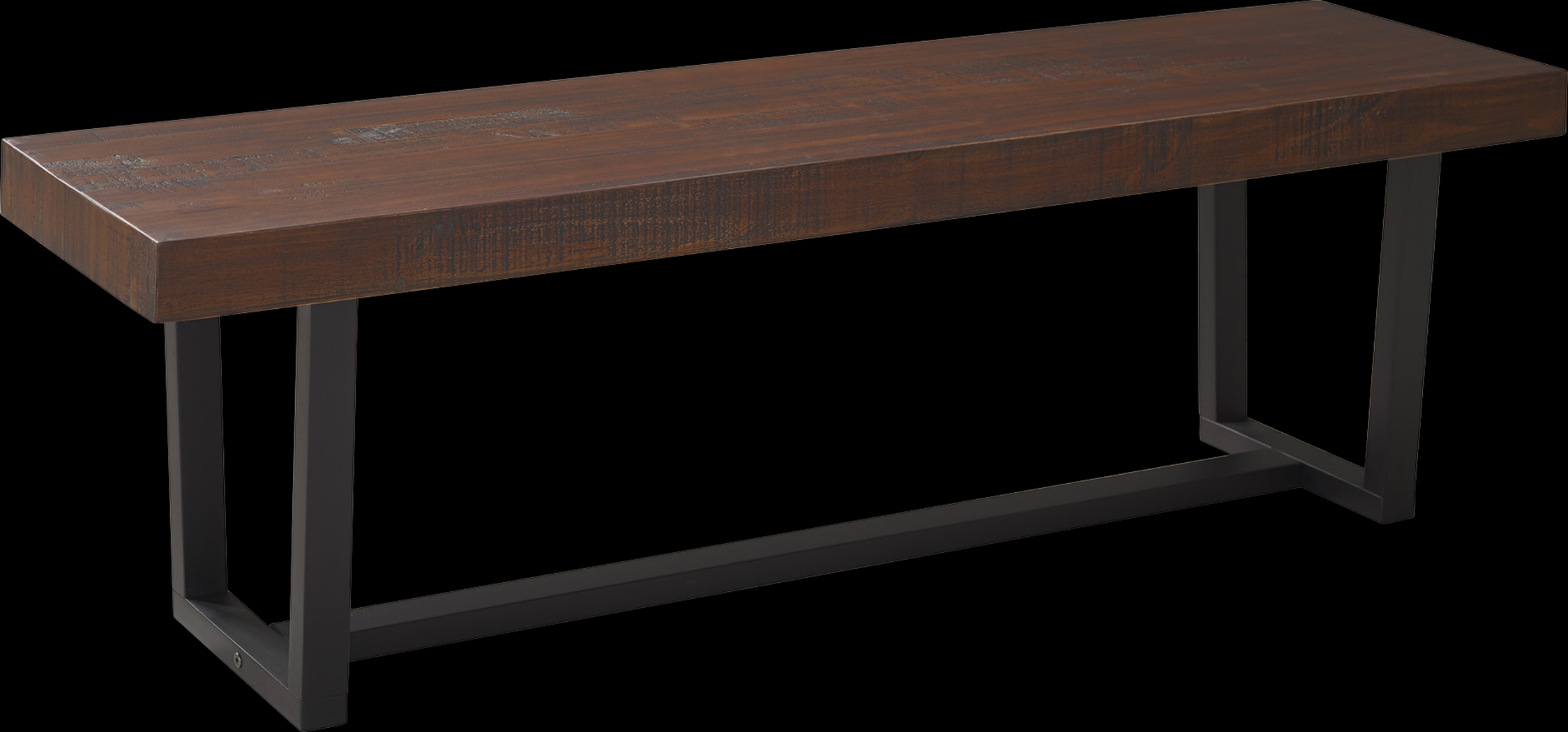 Marlinda Brown Dining Bench - Thumbnail - Image 1