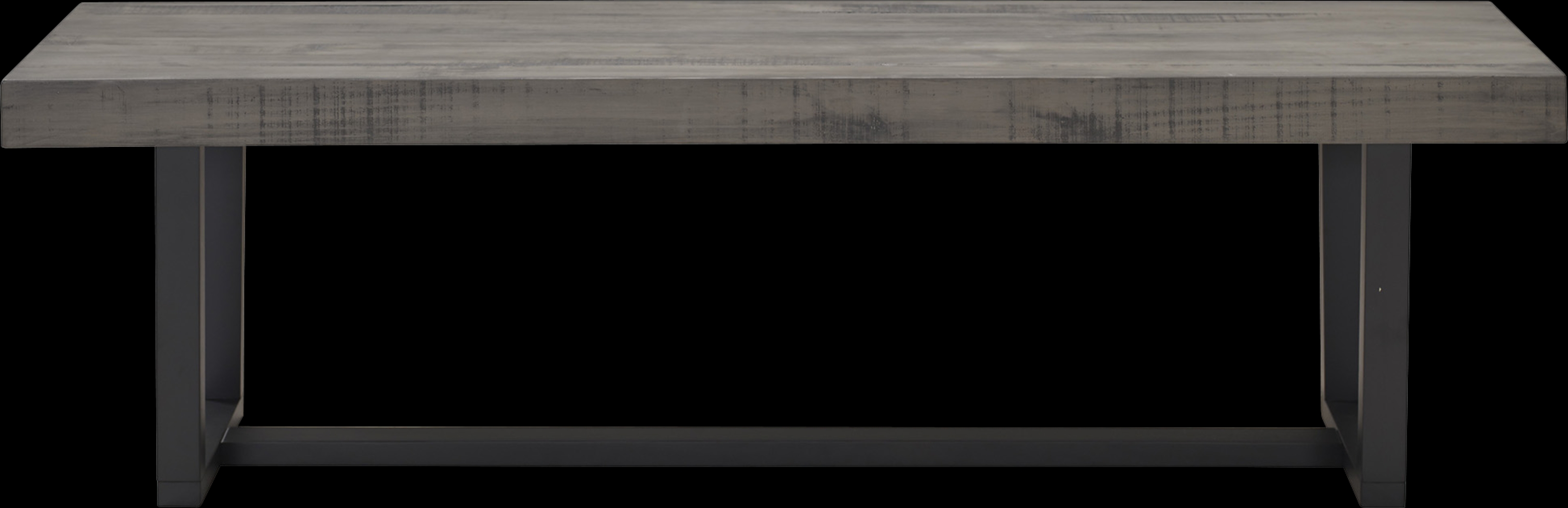 Marlinda Gray Dining Bench - Thumbnail - Image 2