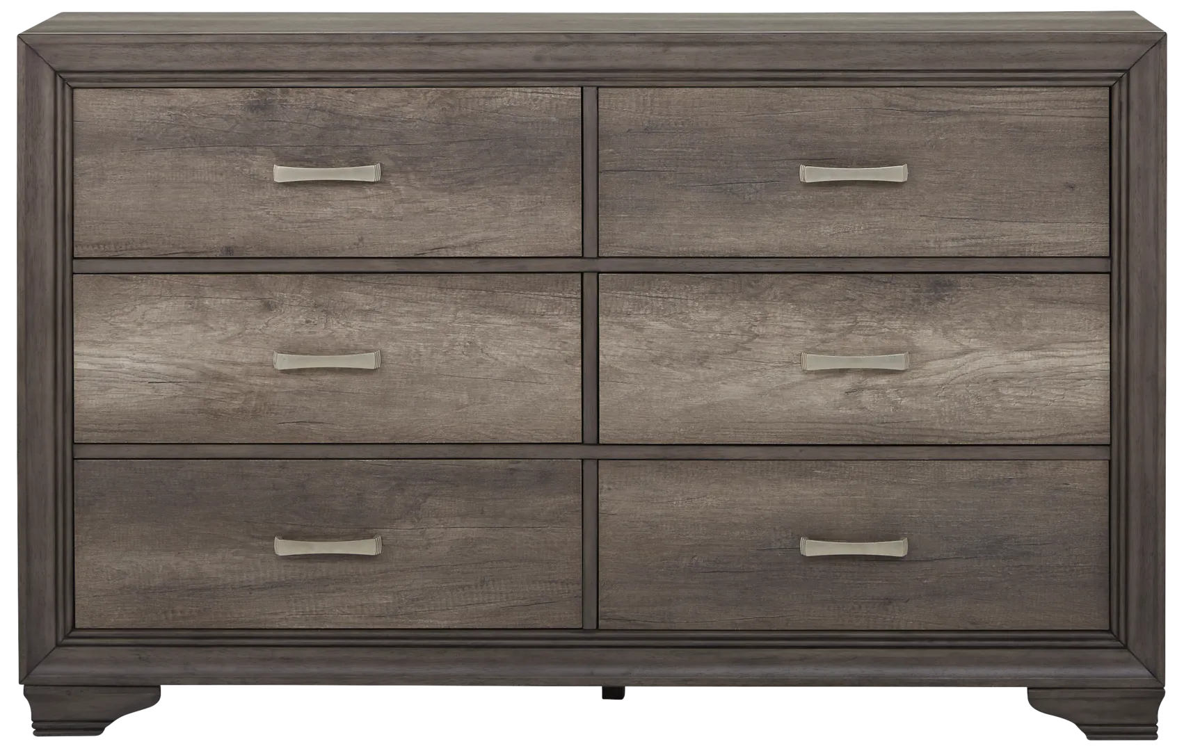 gray dresser