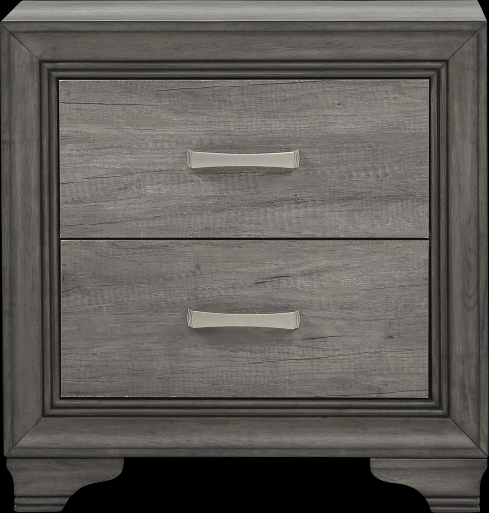 Marlow Gray 7 Pc Queen Panel Bedroom - Thumbnail - Image 6