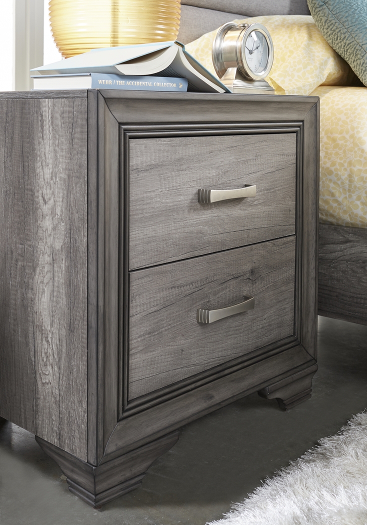 Marlow Gray Nightstand - Thumbnail - Image 3