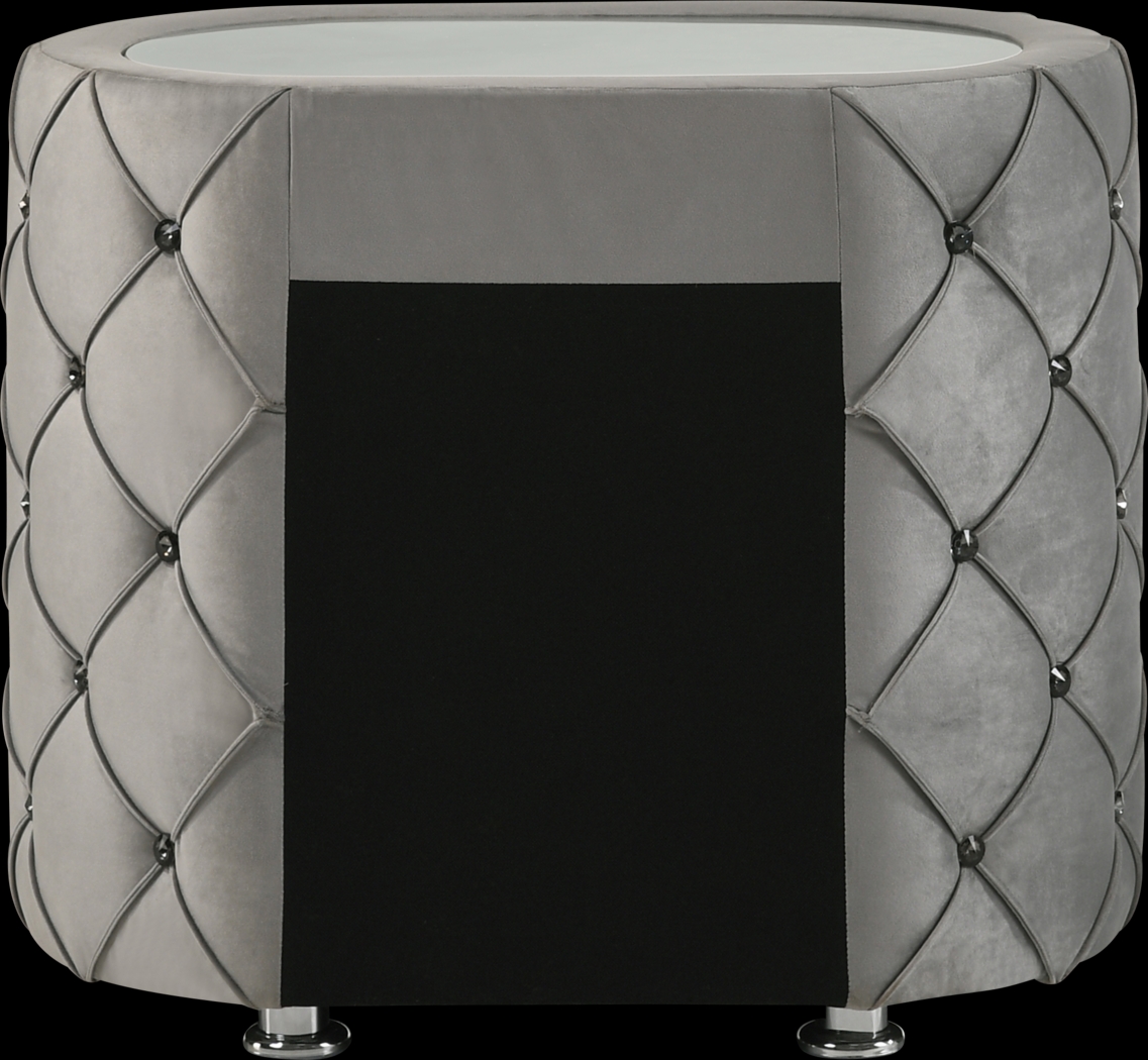 Marmande Gray Nightstand - Thumbnail - Image 6