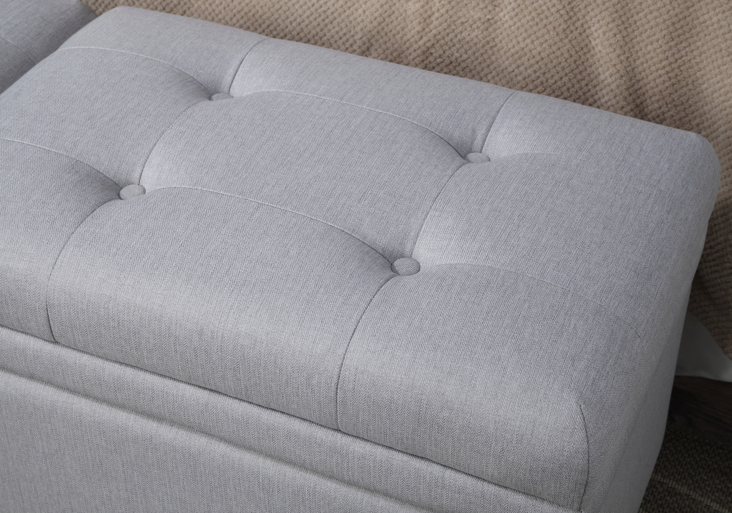 Marmor Gray Storage Bench - Thumbnail - Image 5