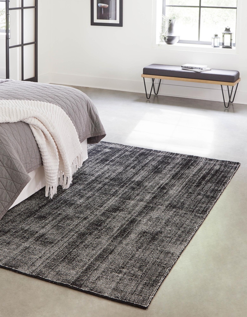 Marmot Black 7'10 x 10' Rug - Thumbnail - Image 2