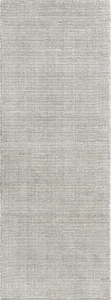 Marmot Light Gray 2' x 6'1 Runner Rug - Thumbnail - Image 1