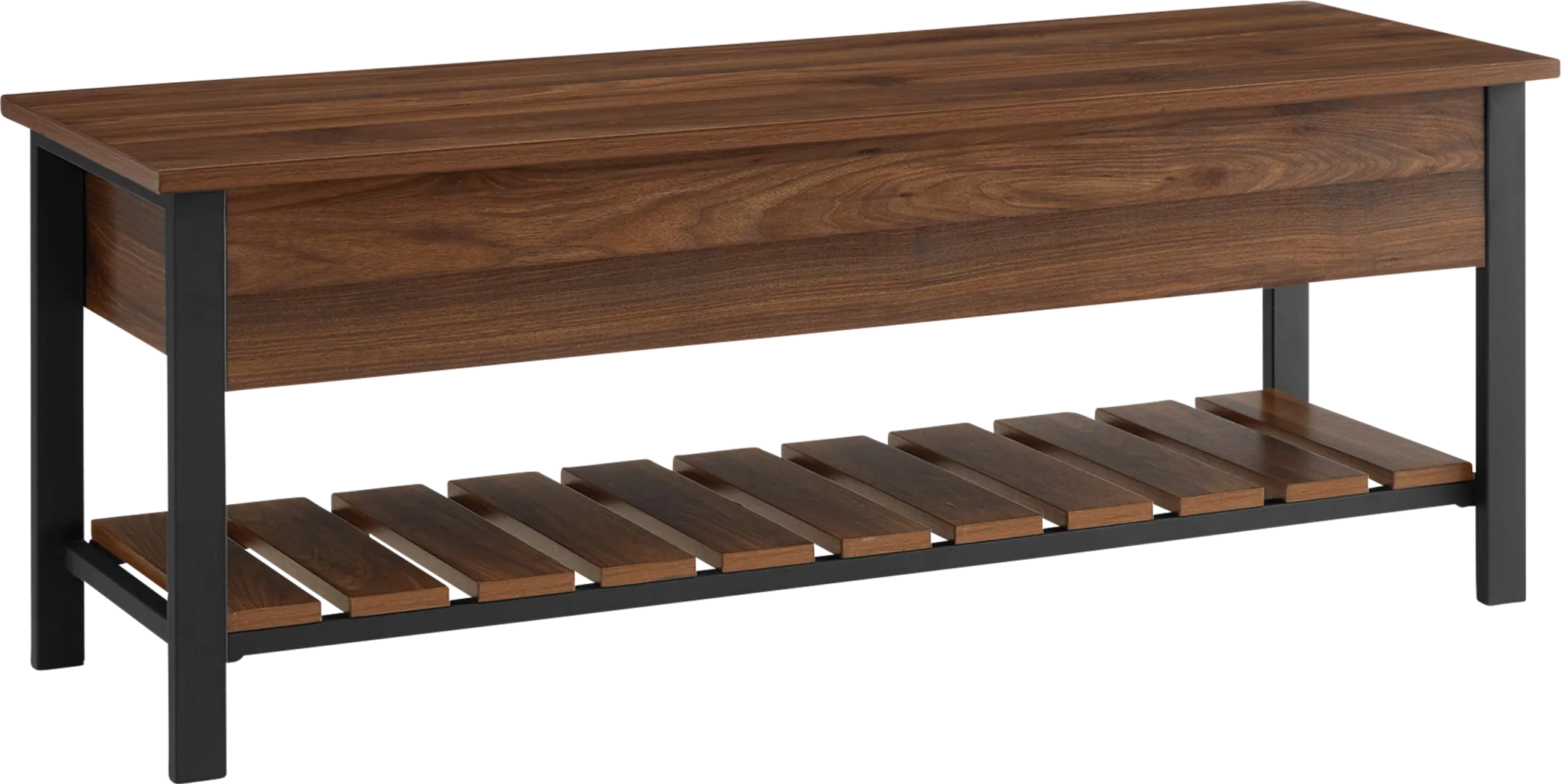 Marnock Walnut Bench - Thumbnail - Image 5