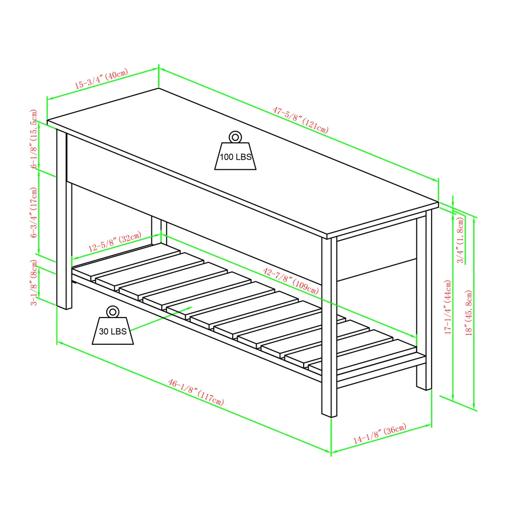 Marnock Walnut Bench - Thumbnail - Image 8