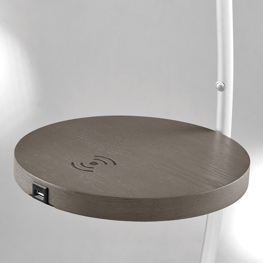 Marona Silver Floor Lamp - Thumbnail - Image 2