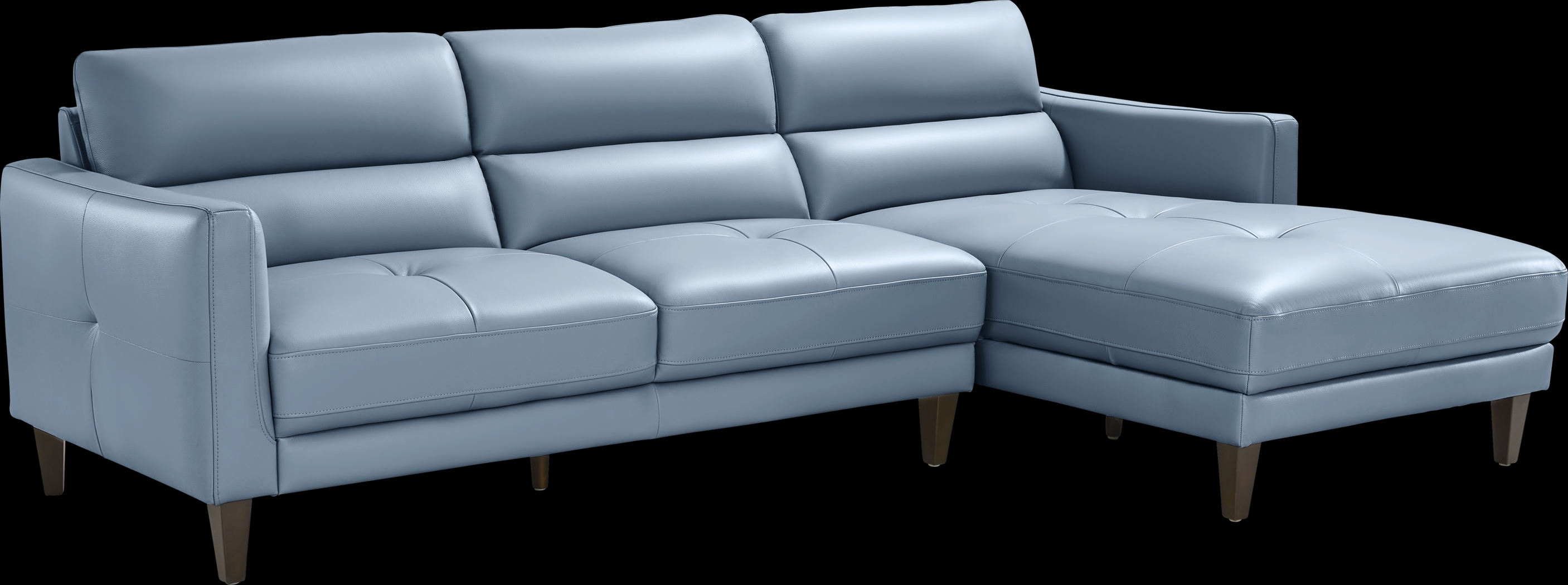 Marotta Ocean Leather 2 Pc Sectional - Thumbnail - Image 3