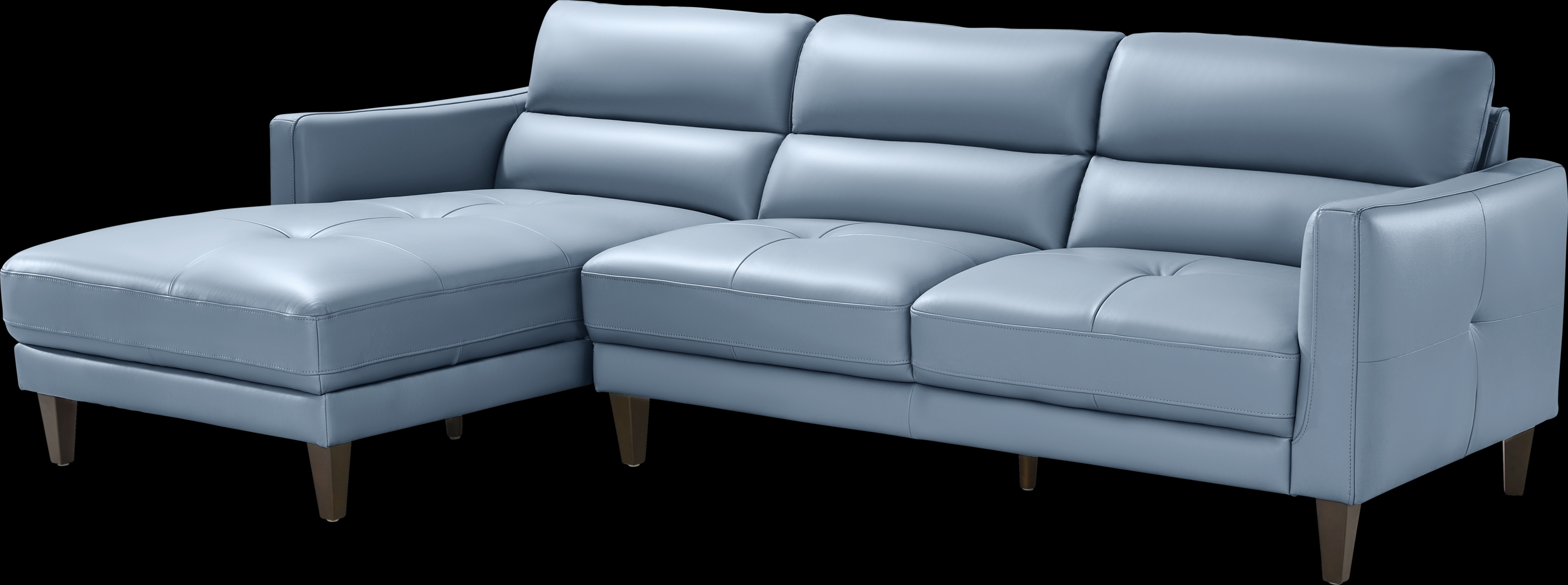 Marotta Ocean Leather 2 Pc Sectional - Thumbnail - Image 3