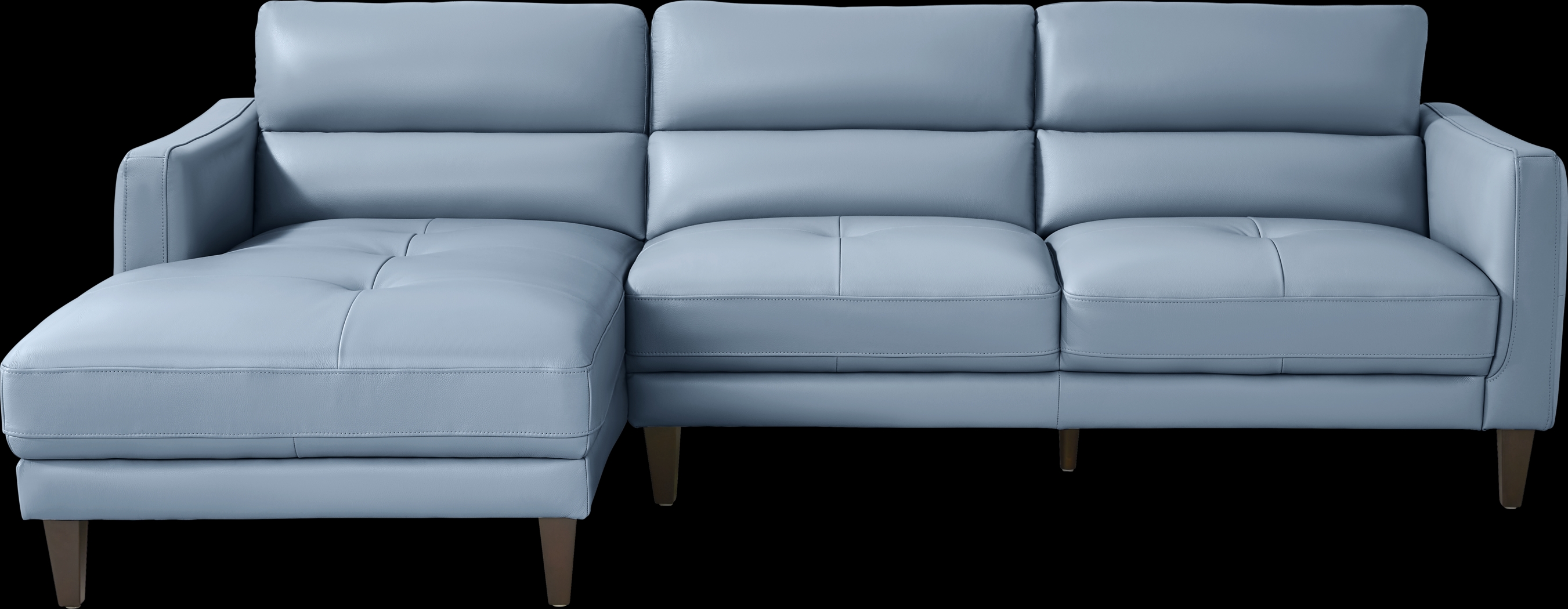 Marotta Ocean Leather 2 Pc Sectional - Thumbnail - Image 1