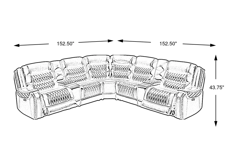 Dimension Image. Please refer to the Dimension Tab on this page for dimension details.