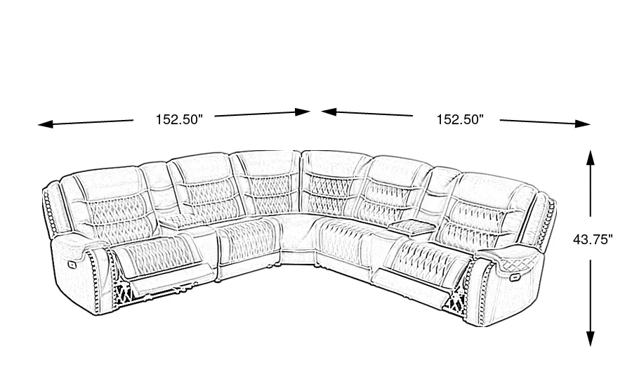 Dimension Image. Please refer to the Dimension Tab on this page for dimension details.
