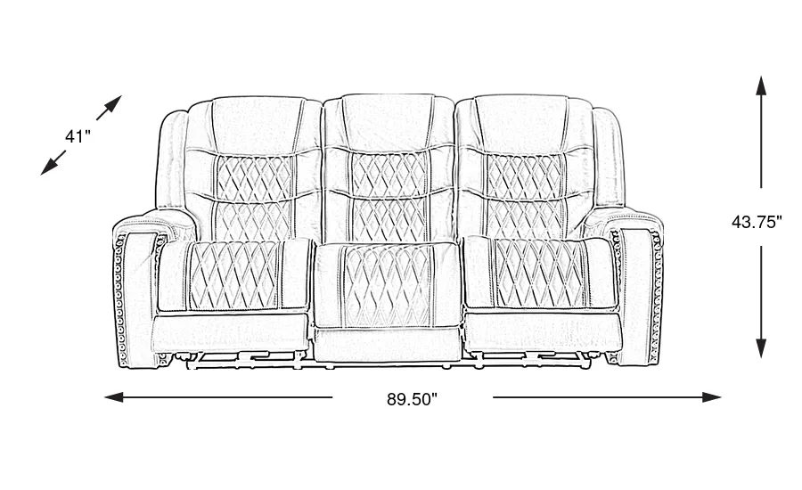 Dimension Image. Please refer to the Dimension Tab on this page for dimension details.