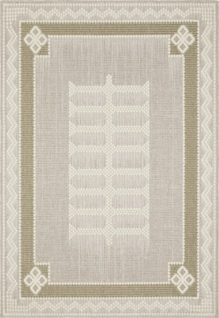 Marra Mushroom 5'3 x 7'3 Indoor/Outdoor Rug - Thumbnail - Image 1