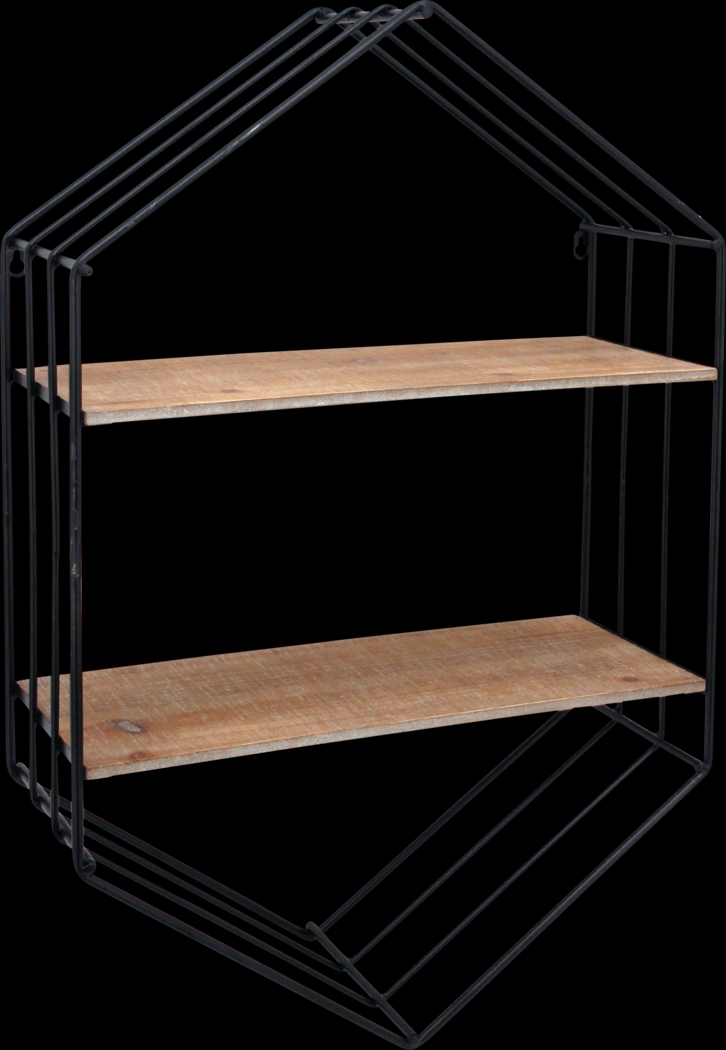 Marrport Brown Wall Shelf - Thumbnail - Image 1