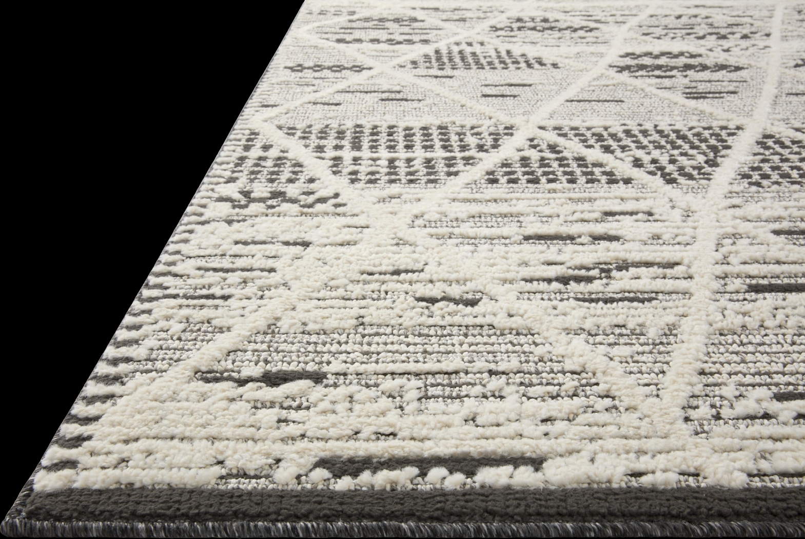 Marsa Black 6'7 x 9'2 Rug - Thumbnail - Image 7