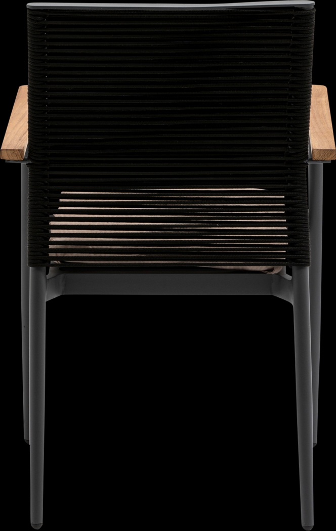 Marsalise Black Arm Chair, Set of 2 - Thumbnail - Image 7