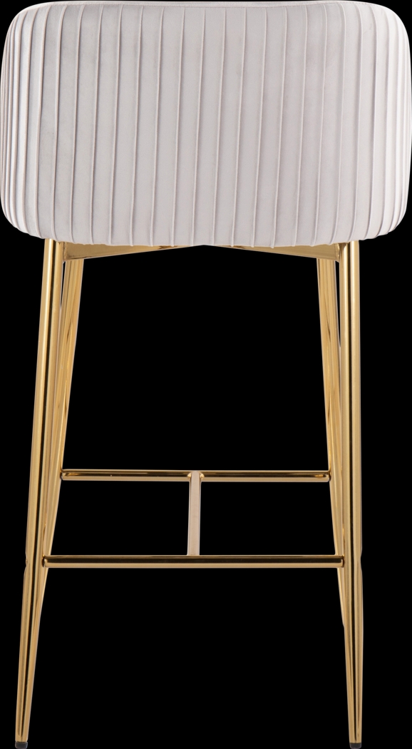 Marsanne I Silver Counter Height Stool, Set of 2 - Thumbnail - Image 3