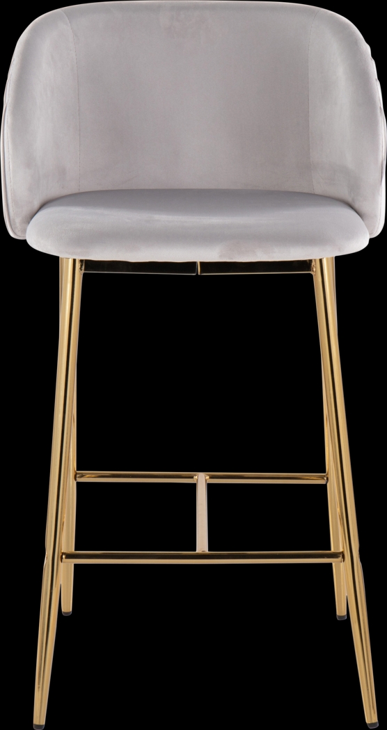 Marsanne I Silver Counter Height Stool, Set of 2 - Thumbnail - Image 6