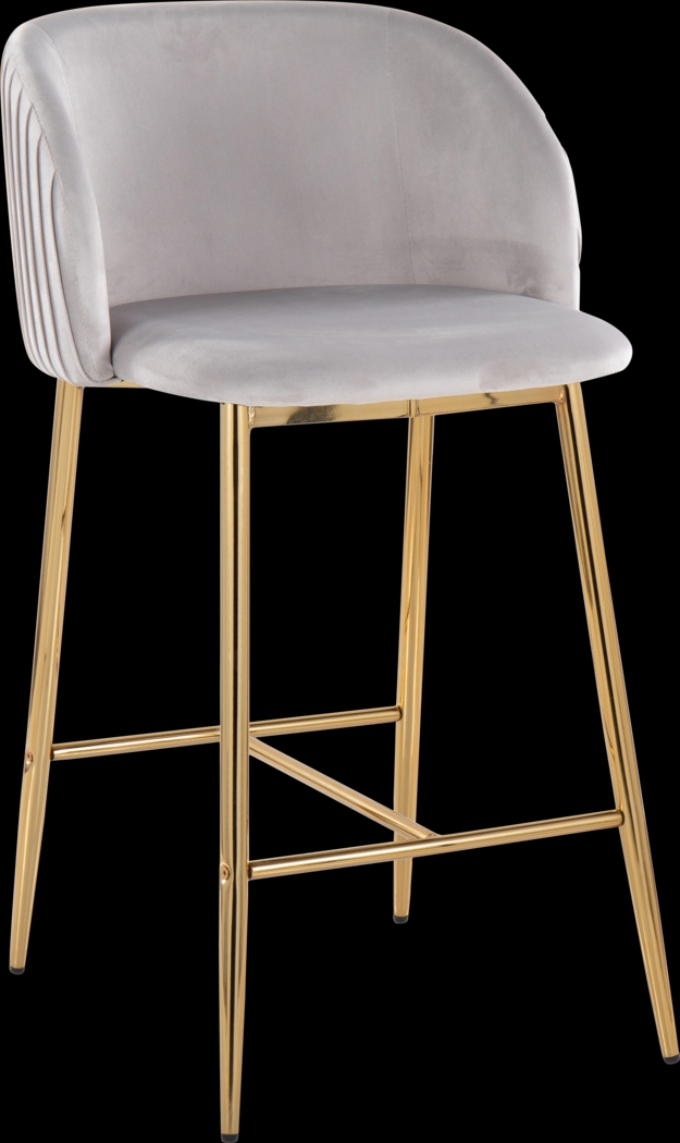 Marsanne I Silver Counter Height Stool, Set of 2 - Thumbnail - Image 8