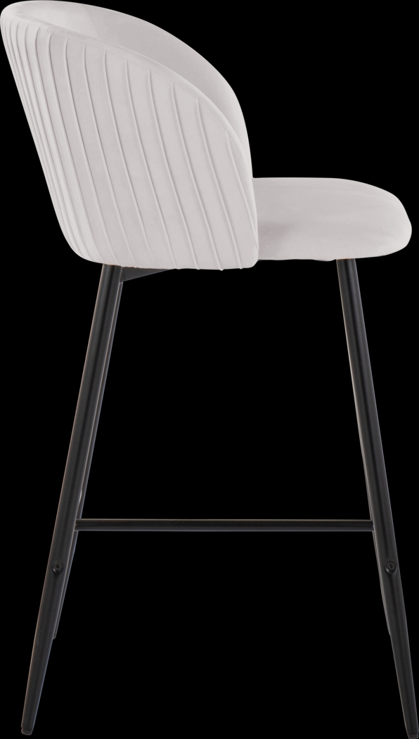 Marsanne II Silver Counter Height Stool, Set of 2 - Thumbnail - Image 7