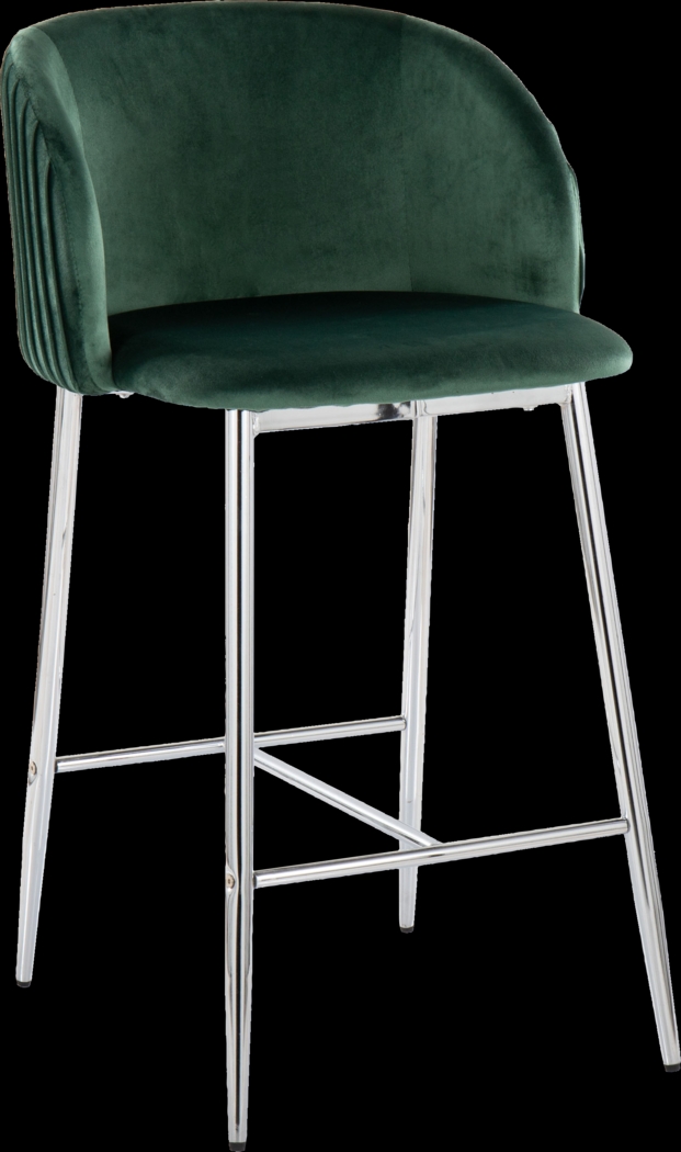 Marsanne III Green Counter Height Stool, Set of 2 - Thumbnail - Image 3