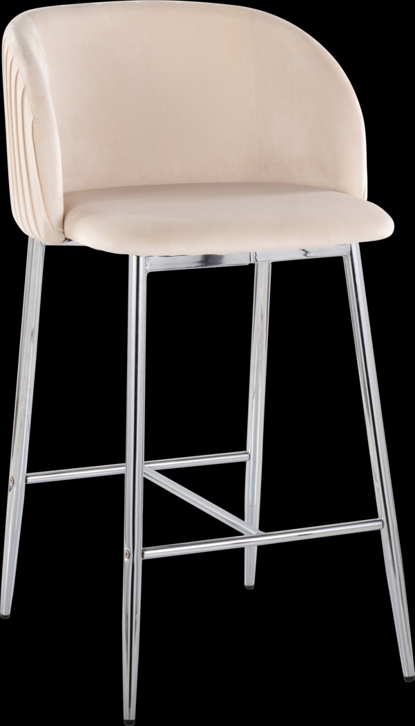 Marsanne III White Counter Height Stool, Set of 2 - Thumbnail - Image 3