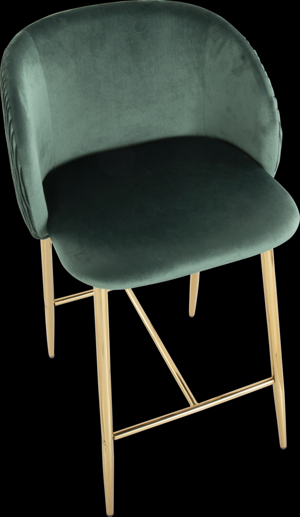 Marsanne IV Green Counter Height Stool, Set of 2 - Thumbnail - Image 4