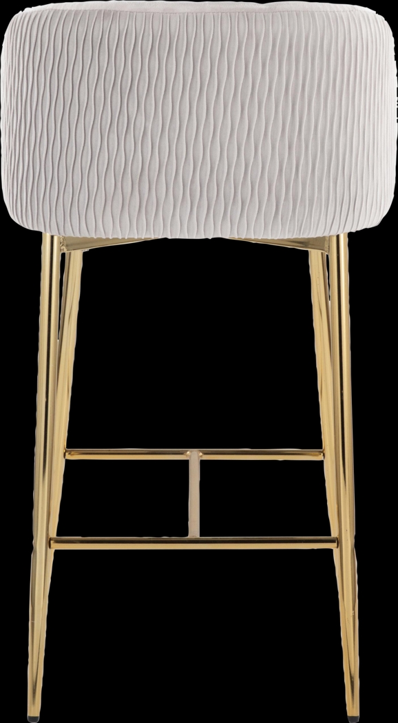 Marsanne IV Silver Counter Height Stool, Set of 2 - Thumbnail - Image 6