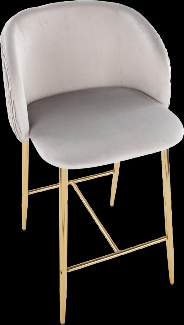 Marsanne IV Silver Counter Height Stool, Set of 2 - Thumbnail - Image 8