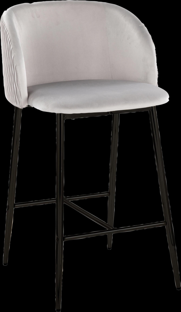 Marsanne V Silver Counter Height Stool, Set of 2 - Thumbnail - Image 3