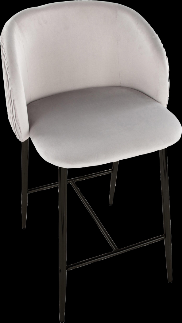 Marsanne V Silver Counter Height Stool, Set of 2 - Thumbnail - Image 6