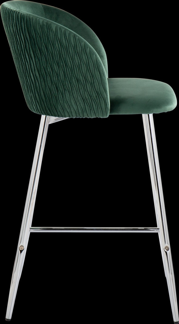 Marsanne VI Green Counter Height Stool, Set of 2 - Thumbnail - Image 4