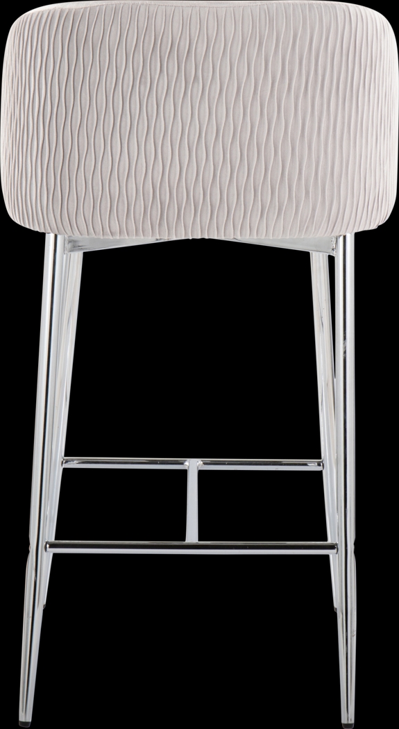 Marsanne VI Silver Counter Height Stool, Set of 2 - Thumbnail - Image 5