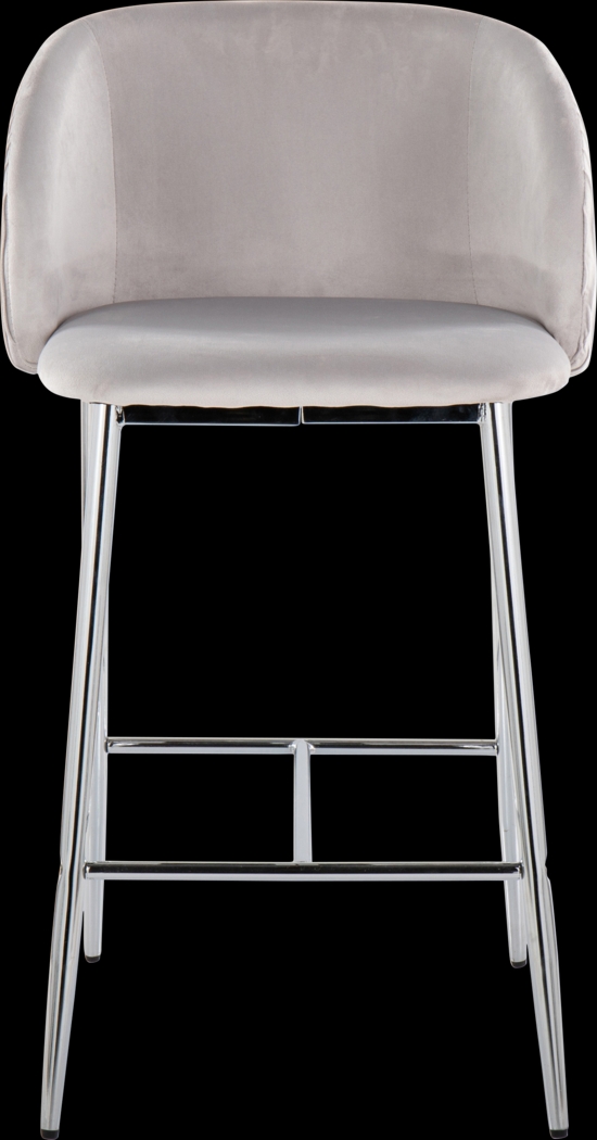 Marsanne VI Silver Counter Height Stool, Set of 2 - Thumbnail - Image 7