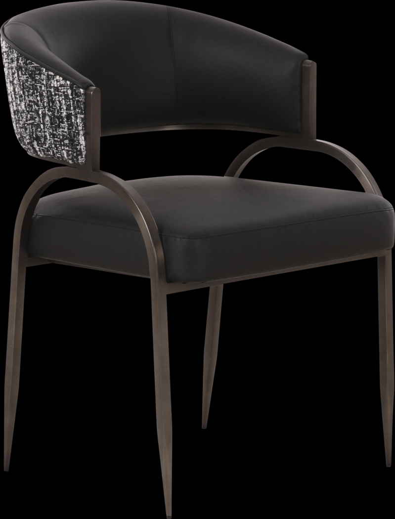 Marscoms I Black Arm Chair - Thumbnail - Image 1