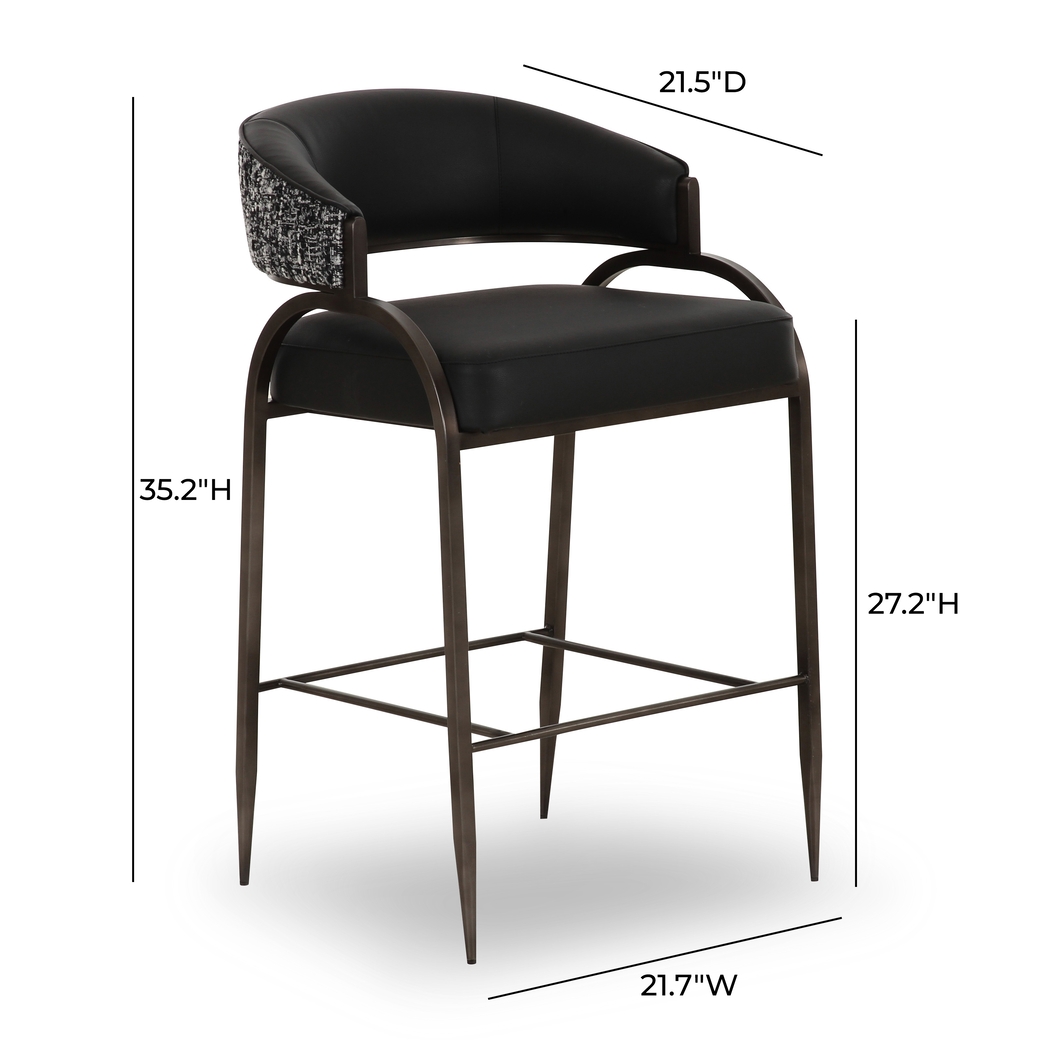 Marscoms I Black Counter Height Stool - Thumbnail - Image 6
