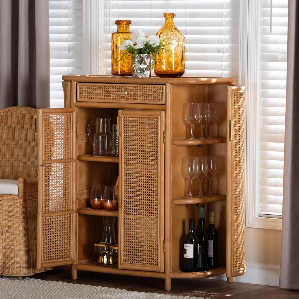 Marsdew Brown Storage Cabinet - Thumbnail - Image 3