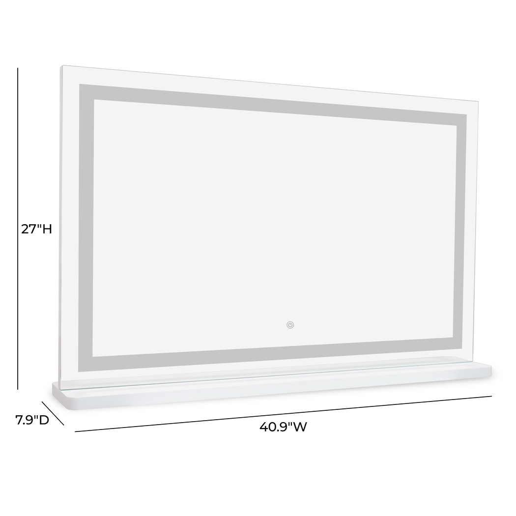 Marshbank II Silver Vanity Mirror - Thumbnail - Image 2