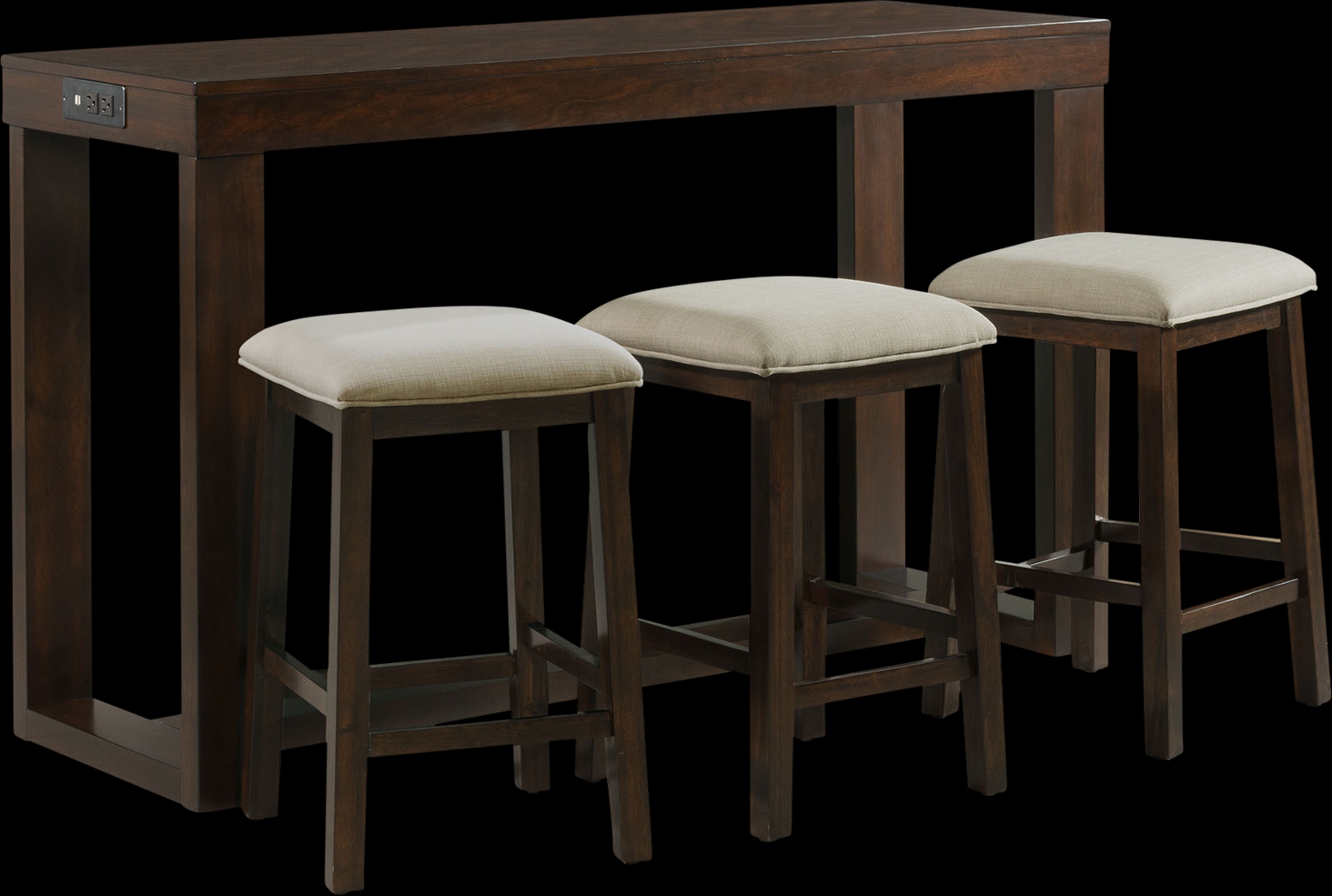 Marshex Walnut Dining Set - Thumbnail - Image 1