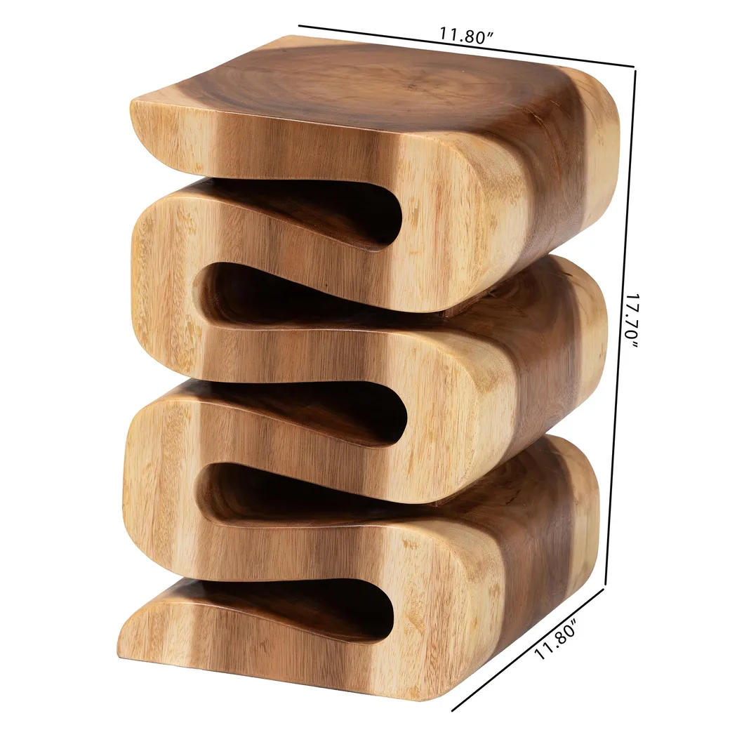 Marshlife Brown End Table - Thumbnail - Image 4