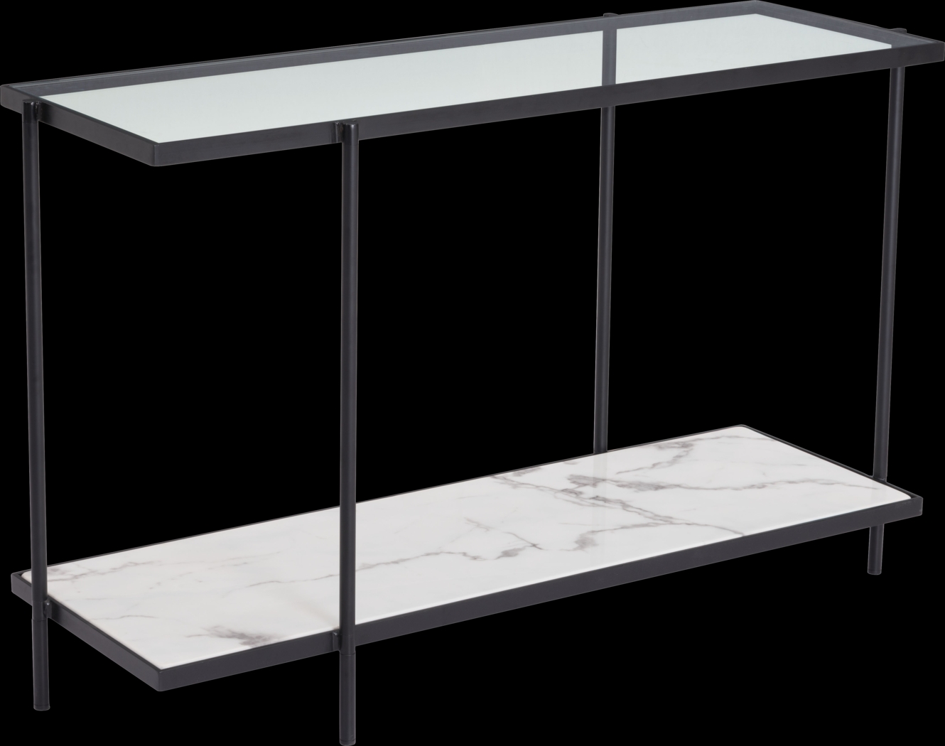 Marsily Black Sofa Table - Thumbnail - Image 1