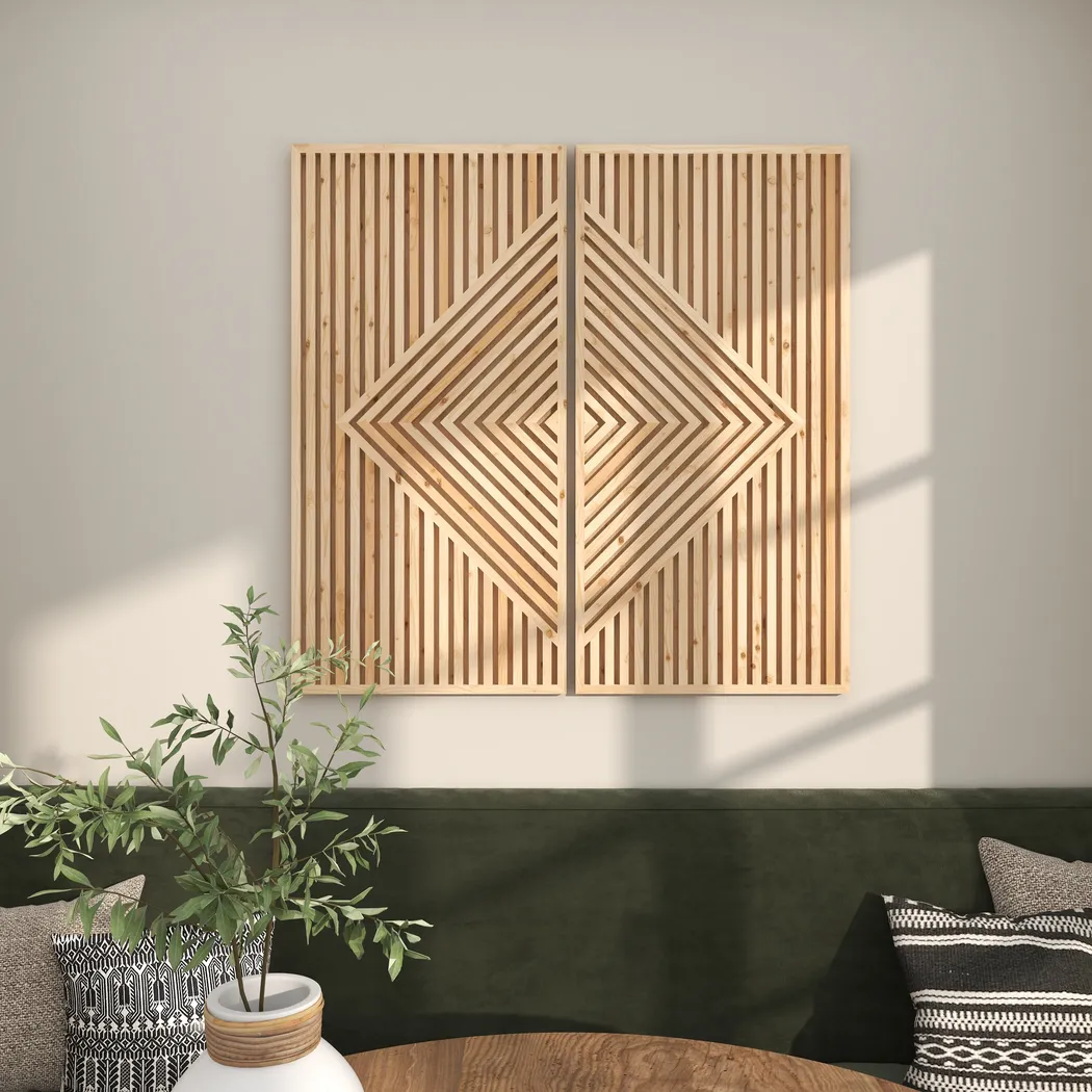 Marsoft Light Oak Wall Decor - Image 4