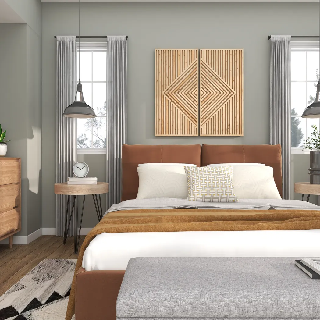 Marsoft Light Oak Wall Decor - Image 5