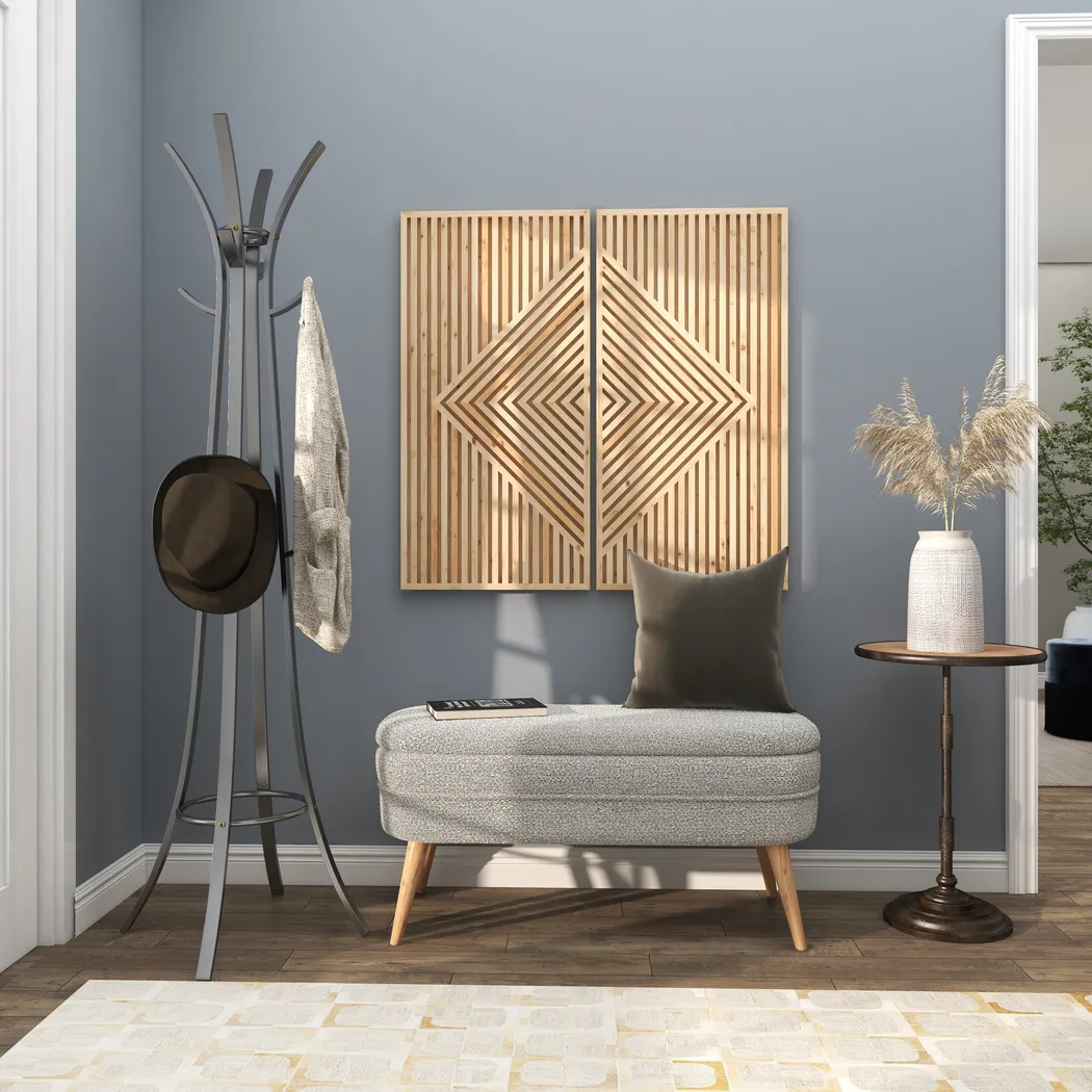 Marsoft Light Oak Wall Decor - Image 6