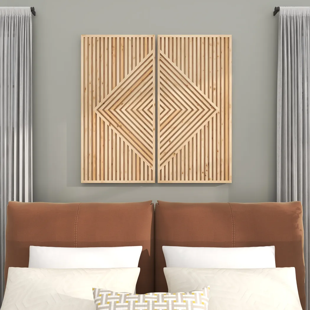 Marsoft Light Oak Wall Decor - Image 10